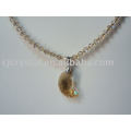 Womens fashion pendant crystal necklace